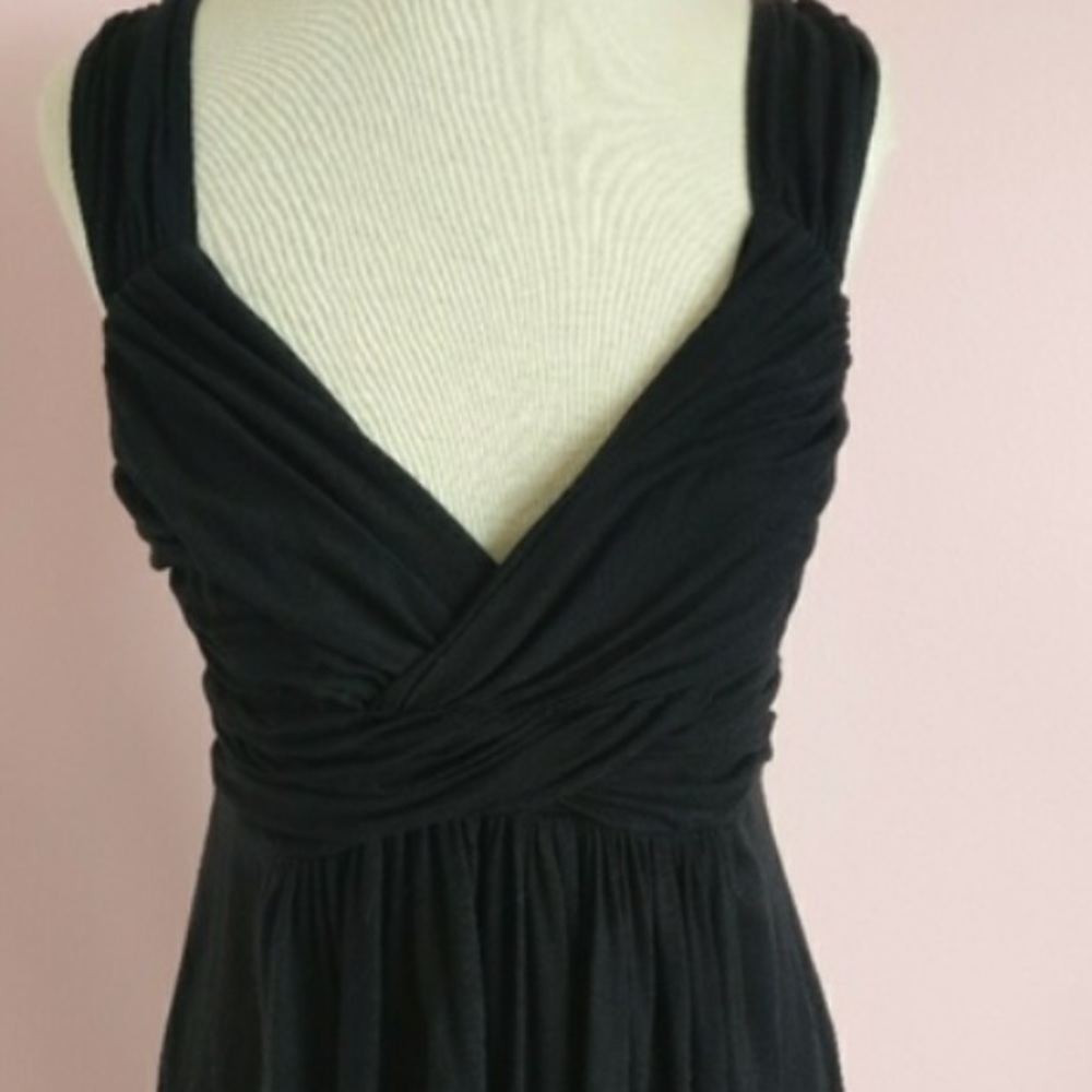 Black tea length dress